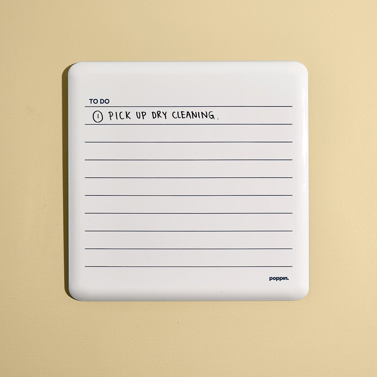 Poppin ToDo Metal Dry Erase Board Plate The Container Store